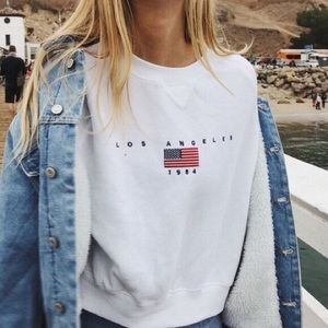Brandy Melville Los Angeles RARE sweatshirt